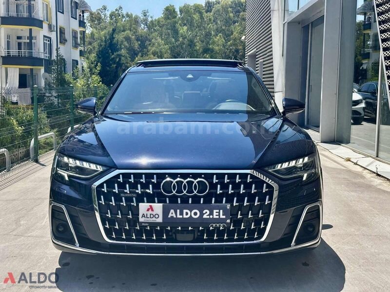 Galeriden Audi A8 55 TFSI Quattro Long 2023 Model Mersin 49.560 km Mavi