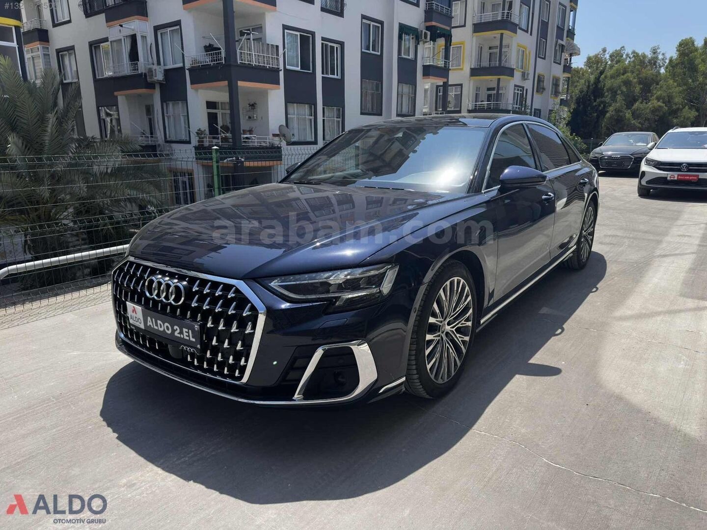 Galeriden Audi A8 55 TFSI Quattro Long 2023 Model Mersin 49.560 km Mavi 2