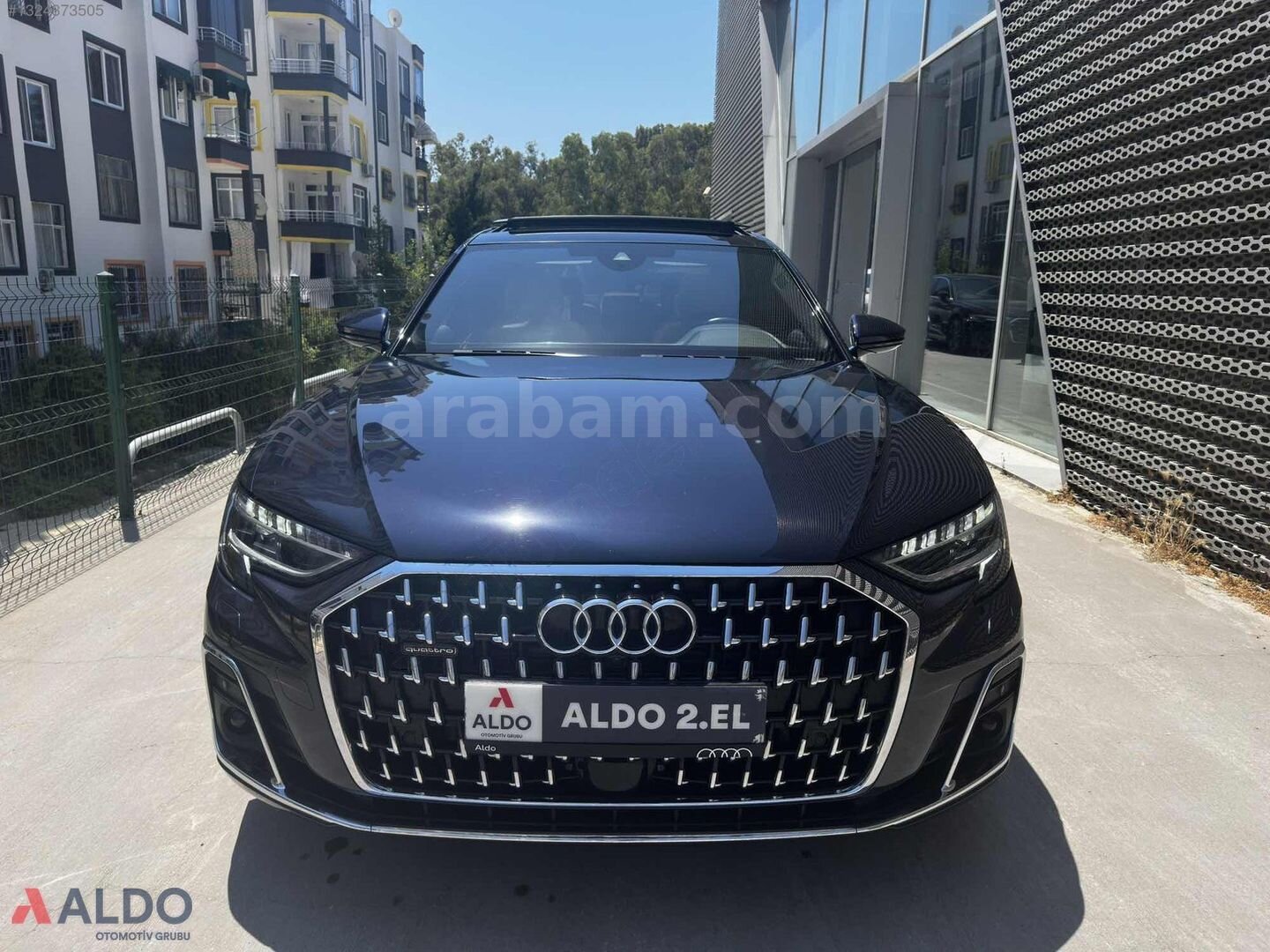 Galeriden Audi A8 55 TFSI Quattro Long 2023 Model Mersin 49.560 km Mavi 4