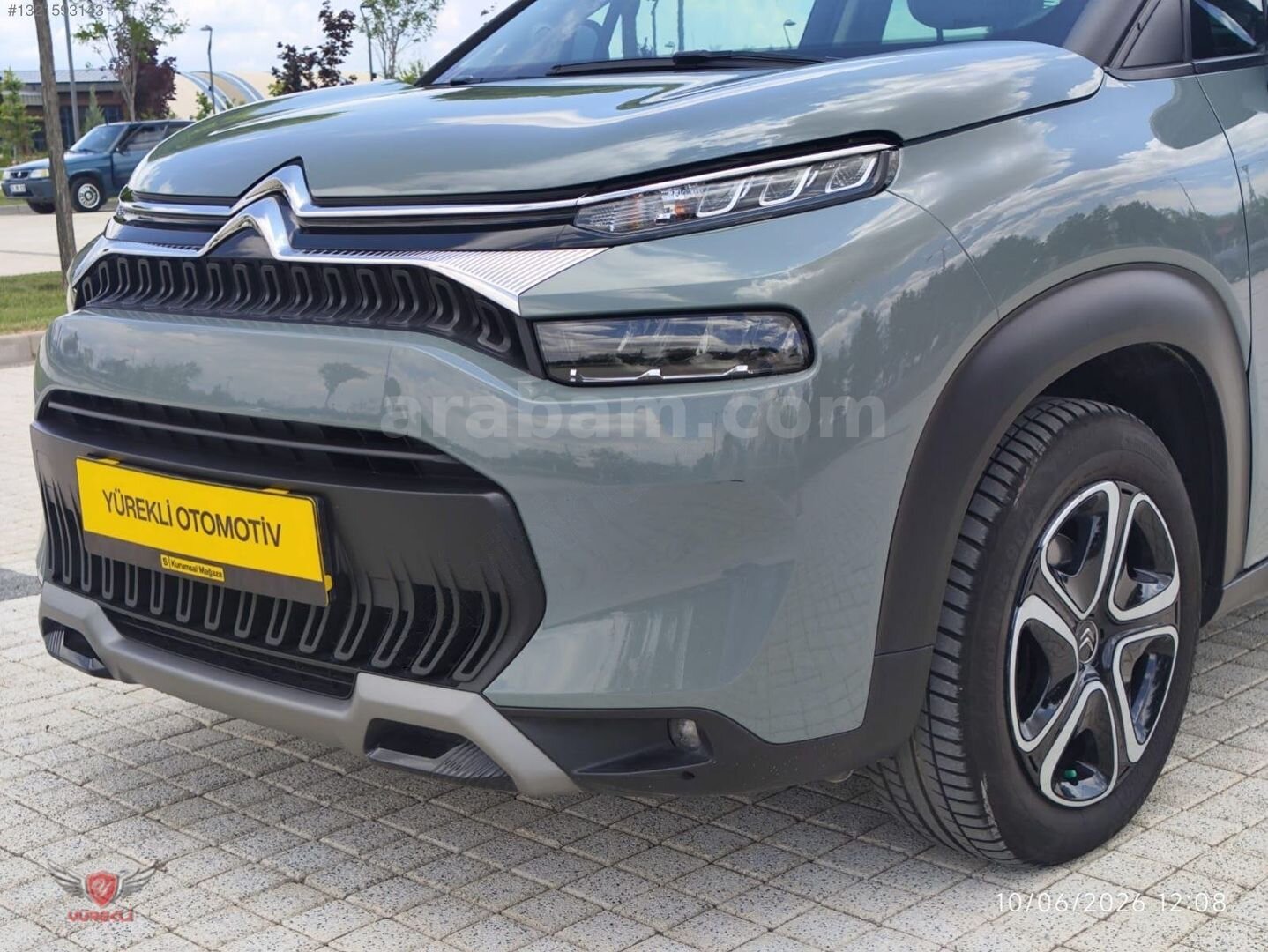 Galeriden Citroen C3 Aircross 1.2 PureTech Feel Bold 2023 Model Eskişehir 50.000 km Yeşil 6