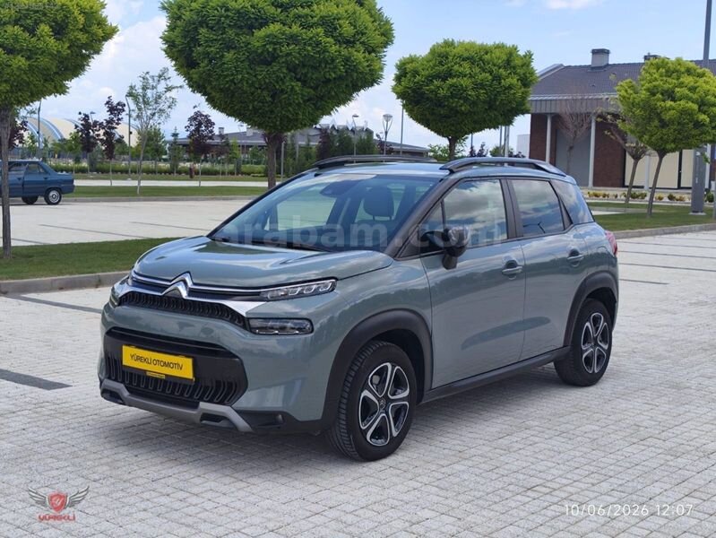 Galeriden Citroen C3 Aircross 1.2 PureTech Feel Bold 2023 Model Eskişehir 50.000 km Yeşil