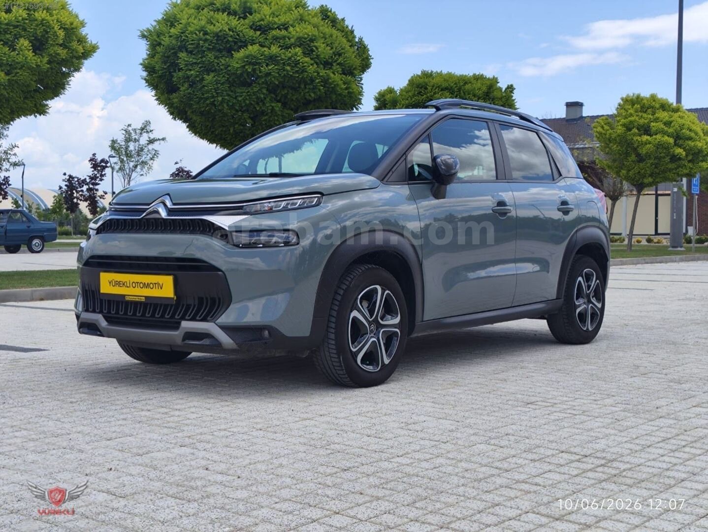 Galeriden Citroen C3 Aircross 1.2 PureTech Feel Bold 2023 Model Eskişehir 50.000 km Yeşil 4
