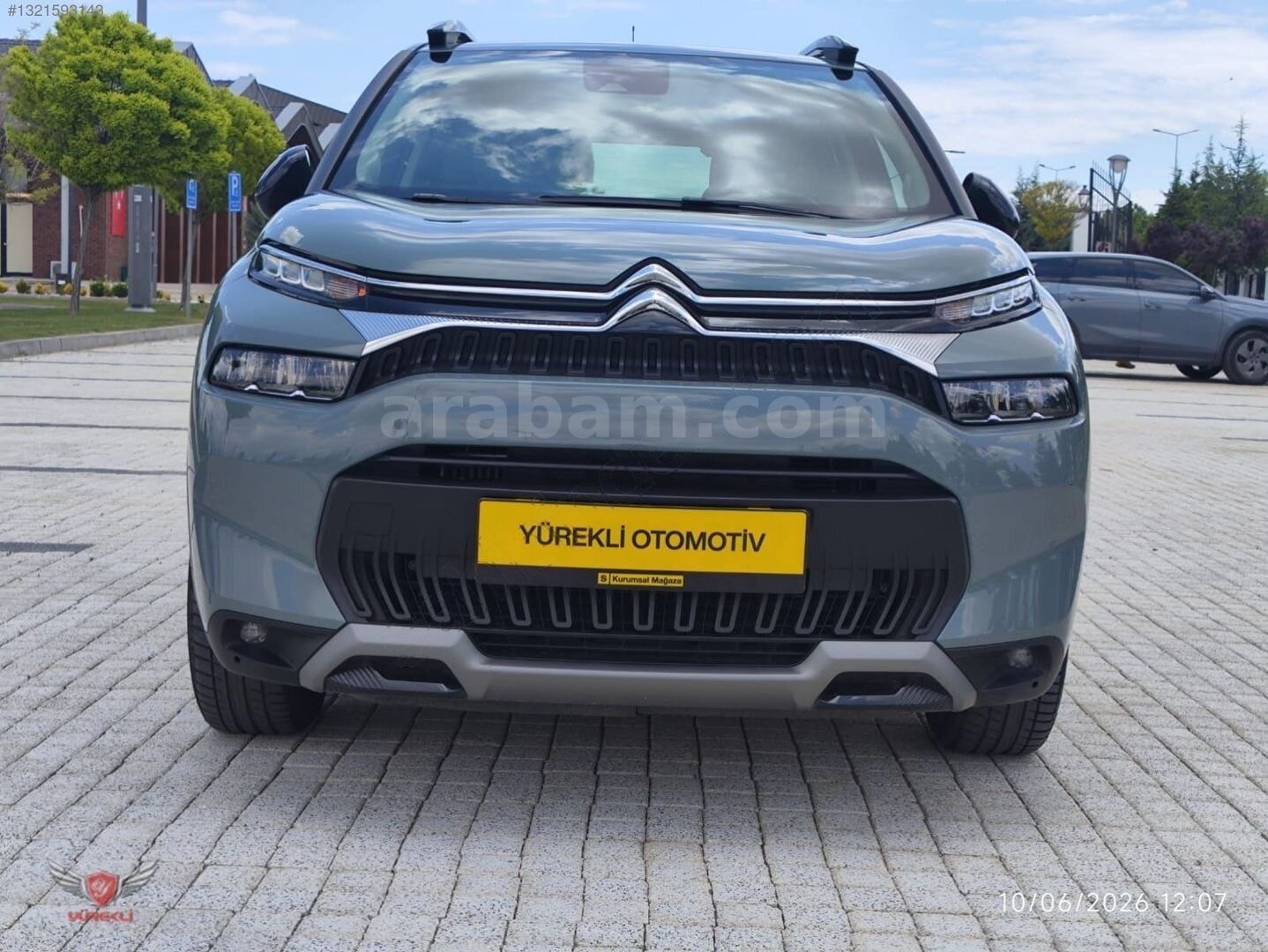 Galeriden Citroen C3 Aircross 1.2 PureTech Feel Bold 2023 Model Eskişehir 50.000 km Yeşil 3