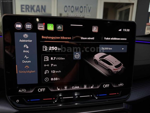 2024 MODEL 25000 KİLOMETREDE CUPRA FORMENTOR VZ LİNE