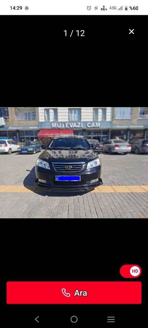 Sahibinden Geely Emgrand 1.5 GSL Premium 2011 Model Sivas 111.500 km Siyah 2