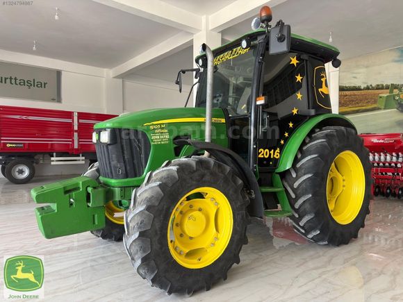 2016 MODEL JOHN DEERE 5105M 4WD KABİNLİ TRAKTÖR SATILIKTIR.