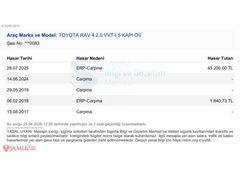 ŞAMLIOĞLU TOYOTA VE BYD BAYİ/RAV 4 2.0 EXTRA OTOMATİK 4X4 LPG Lİ