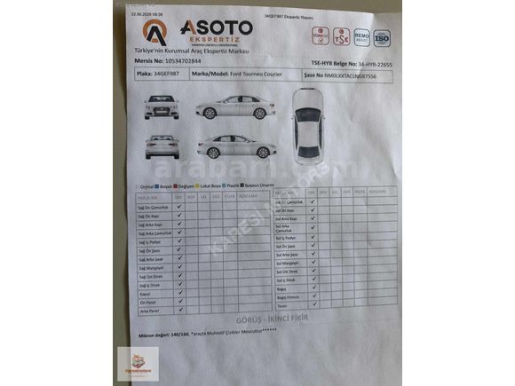 CINCIK GİBİ OTOMOBİL HATASIZ