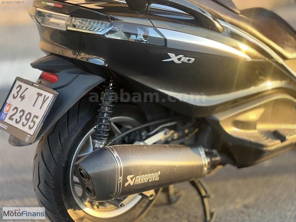 MotoFinans'tan Piaggio X 10 350, Senetle Motor