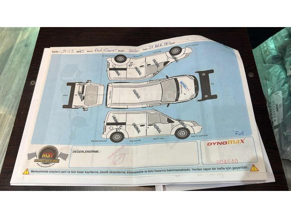 İMDAT OTOMOTİV DEN OTOMOBİL RUHSATLI COURİER