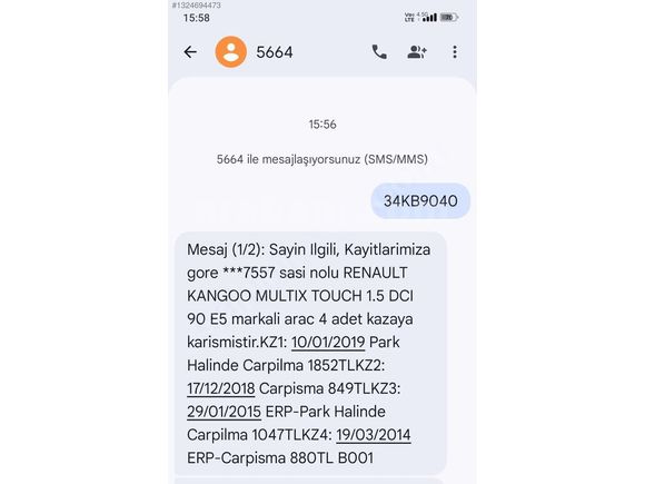 Değişensiz çok temiz Aile aracı