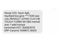 Sahibinden Renault Clio 0.9 TCe Touch 2012 Model 