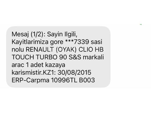 Sahibinden Renault Clio 0.9 TCe Touch 2012 Model 