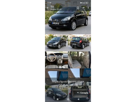 Sahibinden Renault Scenic 1.6 Privilege 2008 Model