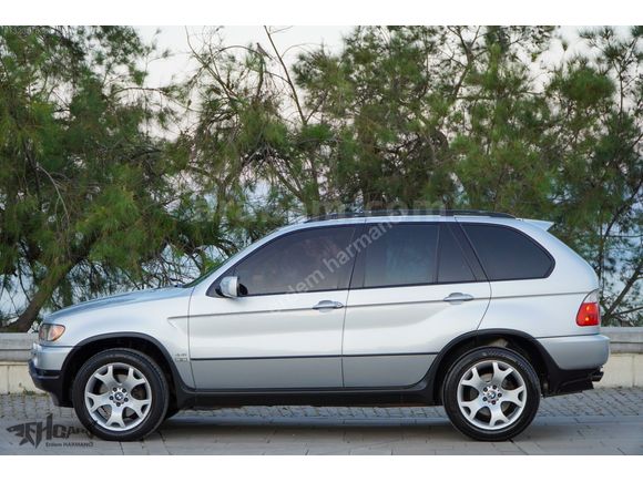 ERDEM'den 2000 BMW X5 4,4 V8 Gümüş Gri - Siyah Full Hatasız