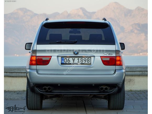 ERDEM'den 2000 BMW X5 4,4 V8 Gümüş Gri - Siyah Full Hatasız