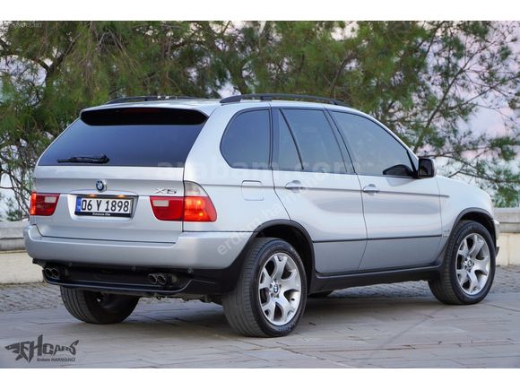 ERDEM'den 2000 BMW X5 4,4 V8 Gümüş Gri - Siyah Full Hatasız