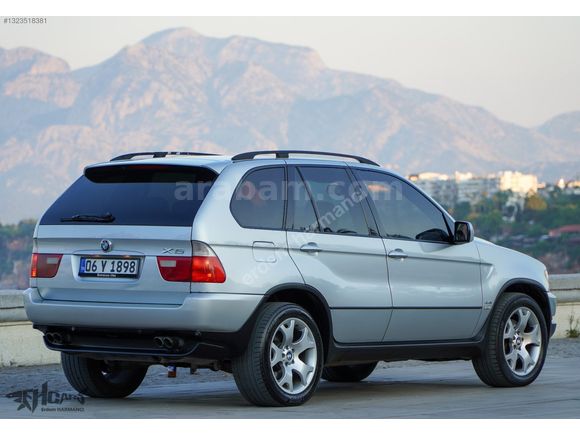 ERDEM'den 2000 BMW X5 4,4 V8 Gümüş Gri - Siyah Full Hatasız