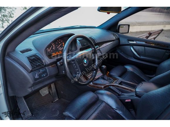 ERDEM'den 2000 BMW X5 4,4 V8 Gümüş Gri - Siyah Full Hatasız