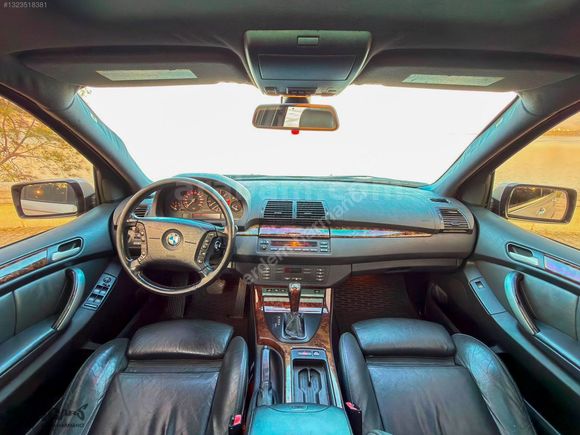 ERDEM'den 2000 BMW X5 4,4 V8 Gümüş Gri - Siyah Full Hatasız