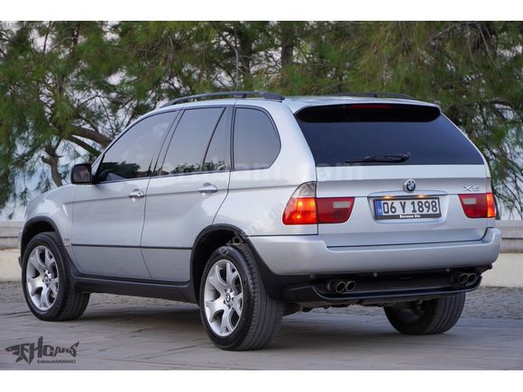 ERDEM'den 2000 BMW X5 4,4 V8 Gümüş Gri - Siyah Full Hatasız
