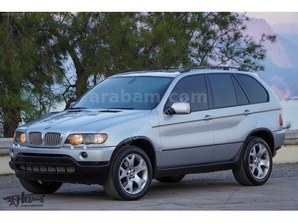 ERDEM'den 2000 BMW X5 4,4 V8 Gümüş Gri - Siyah Full Hatasız