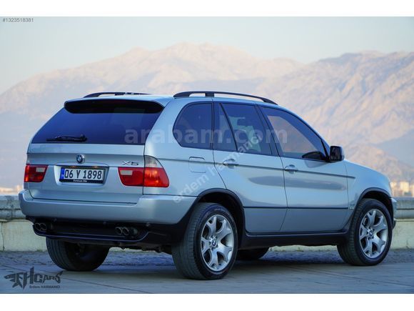 ERDEM'den 2000 BMW X5 4,4 V8 Gümüş Gri - Siyah Full Hatasız