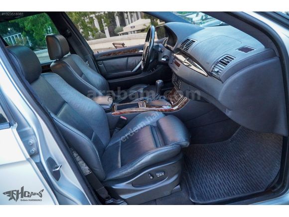 ERDEM'den 2000 BMW X5 4,4 V8 Gümüş Gri - Siyah Full Hatasız