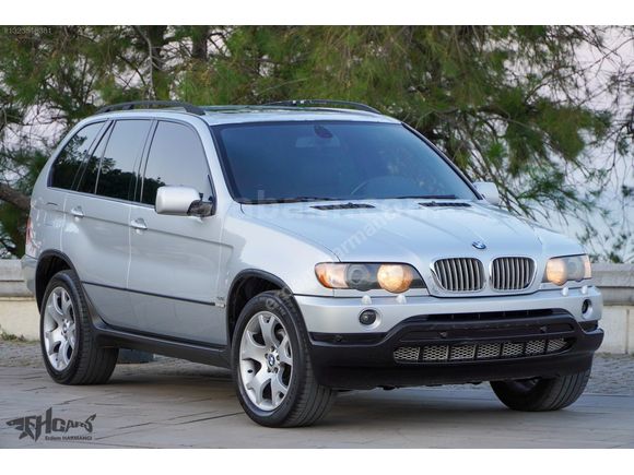 ERDEM'den 2000 BMW X5 4,4 V8 Gümüş Gri - Siyah Full Hatasız