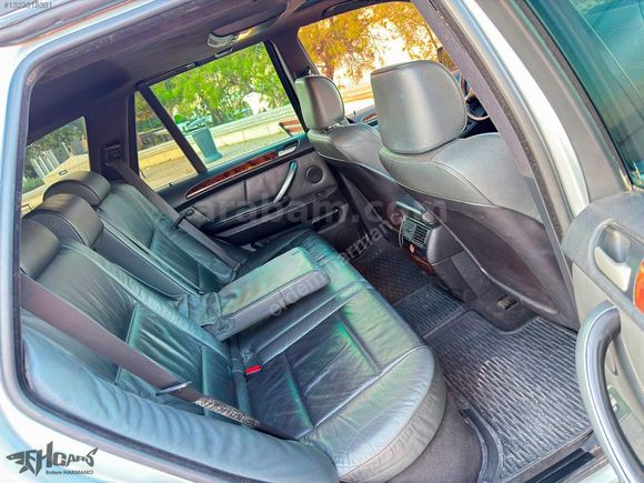 ERDEM'den 2000 BMW X5 4,4 V8 Gümüş Gri - Siyah Full Hatasız