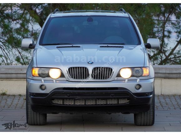 ERDEM'den 2000 BMW X5 4,4 V8 Gümüş Gri - Siyah Full Hatasız