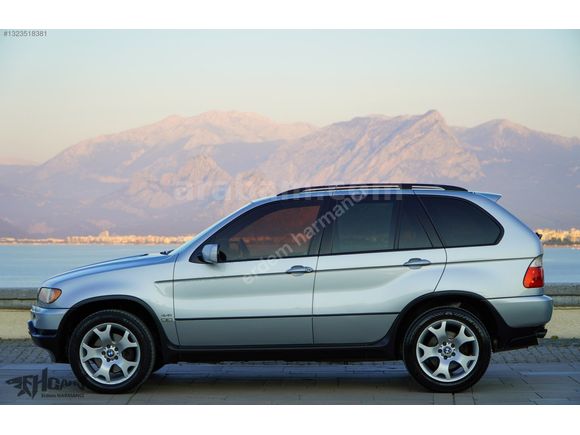 ERDEM'den 2000 BMW X5 4,4 V8 Gümüş Gri - Siyah Full Hatasız