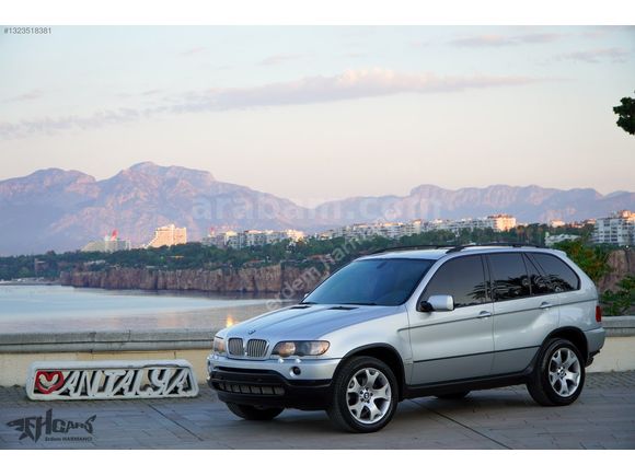 ERDEM'den 2000 BMW X5 4,4 V8 Gümüş Gri - Siyah Full Hatasız