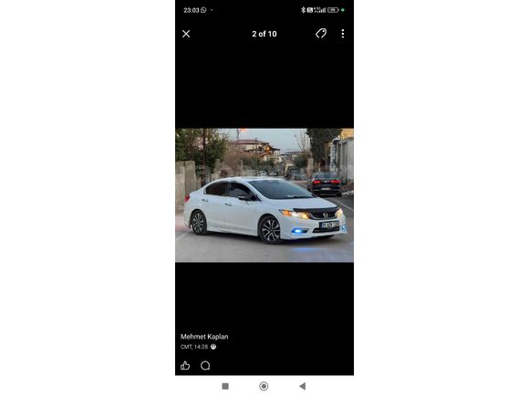 Sahibinden Honda Civic 1.6i VTEC Eco Elegance 2016 Model