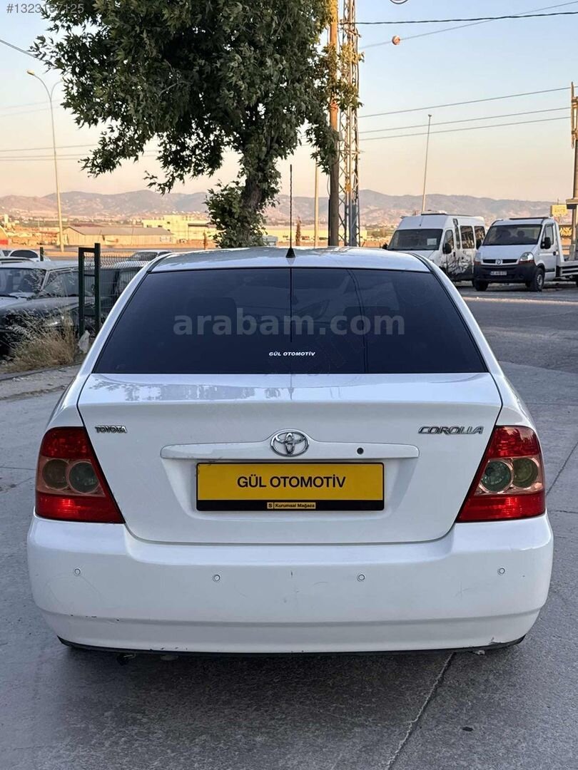 Galeriden Toyota Corolla 1.6 Terra 2005 Model Kahramanmaraş 255.000 km Beyaz 6