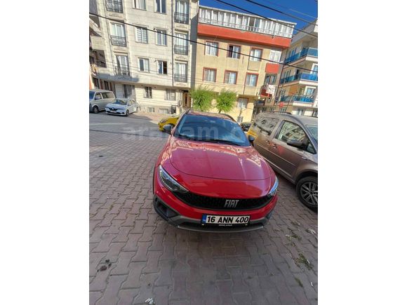 Sahibinden Fiat Egea Cross 1.4 Fire Street 2021 Model  65.500 km Kırmızı