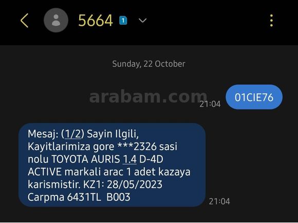 Hatasız ve Düşük Kilometreli Toyota Auris