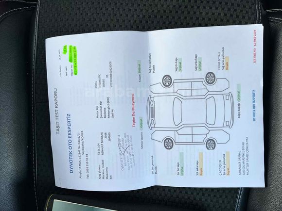 Sahibinden Renault Megane 1.5 dCi Icon 2018 Model 