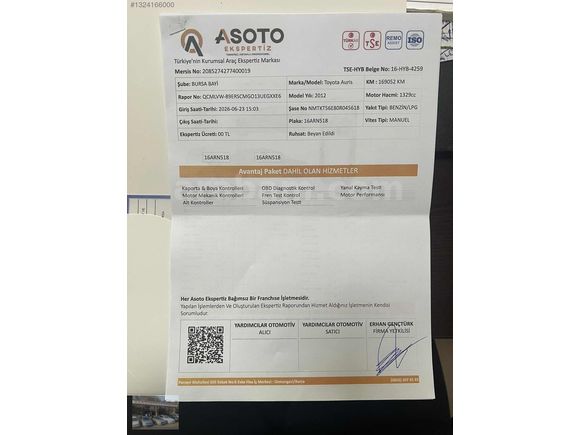 YARDIMCILAR'DAN..ÇOK TEMİZ AURUS..LPG'Lİ..