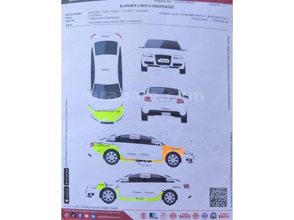 Sahibinden Ford Focus 1.6 TDCi Titanium X 2009 Model