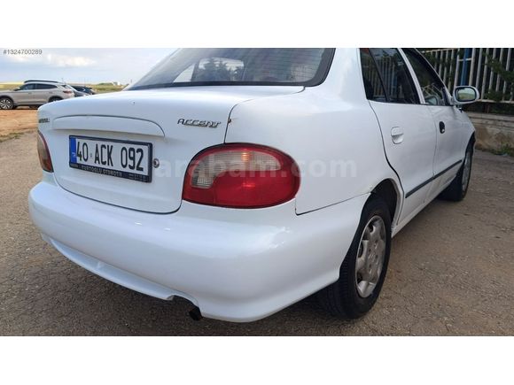 2000 MODEL HUNDAİ ACCENT 1.3 LX MOTOR MEKANİK KUSURSUZ