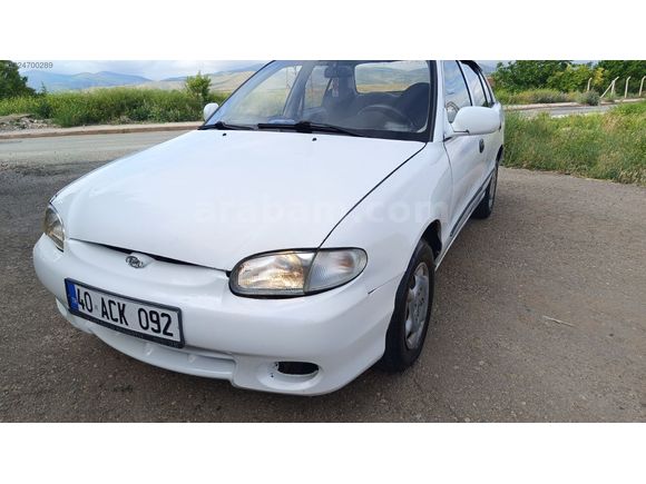 2000 MODEL HUNDAİ ACCENT 1.3 LX MOTOR MEKANİK KUSURSUZ