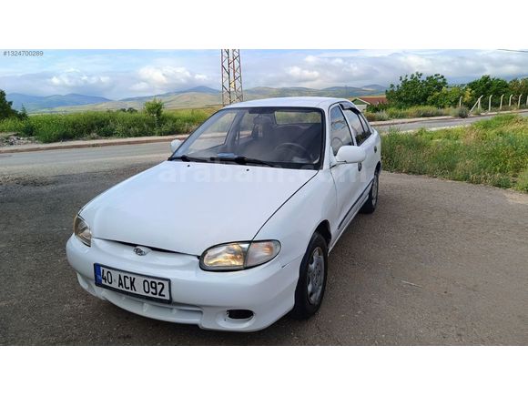 2000 MODEL HUNDAİ ACCENT 1.3 LX MOTOR MEKANİK KUSURSUZ