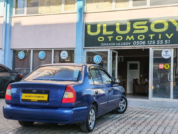 Galeriden Hyundai Accent 1.3 LS 2001 Model Afyonkarahisar