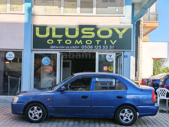 Galeriden Hyundai Accent 1.3 LS 2001 Model Afyonkarahisar