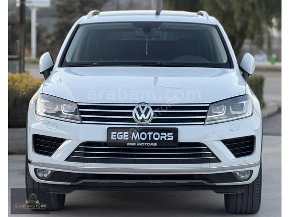 2015+TOUAREG+3.0V6TDI+BMT+PREMİUM+BOYASIZ+CAMTAVAN+4K.ISITMA+AİR