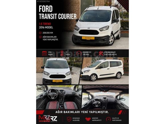 MRZ GROUPTAN 2016 FORD TRANSİT COURİER 210.***KM K.K. 12 TAKSİT