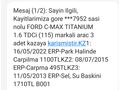 2011 Değişensiz C-Max Titanium Aile Aracı 192.000 Km