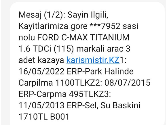 2011 Değişensiz C-Max Titanium Aile Aracı 192.000 Km