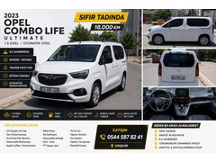 Sıfır tadında Sahibinden Opel Combo 1.5 CDTI Ultimate 2023 Model  18.000 km Beyaz